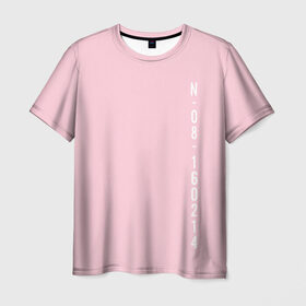 Мужская футболка 3D с принтом BTS SAVE ME JUNGKOOK _pink в Новосибирске, 100% полиэфир | прямой крой, круглый вырез горловины, длина до линии бедер | bangtan boys | bts | бантаны бтс