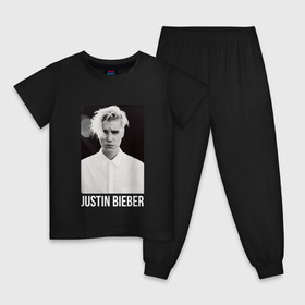 Детская пижама хлопок с принтом Bieber в Новосибирске, 100% хлопок |  брюки и футболка прямого кроя, без карманов, на брюках мягкая резинка на поясе и по низу штанин
 | bieber | justin bieber | бибер | джастин бибер