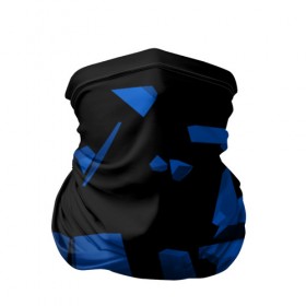 Бандана-труба 3D с принтом Abstract blue collection в Новосибирске, 100% полиэстер, ткань с особыми свойствами — Activecool | плотность 150‒180 г/м2; хорошо тянется, но сохраняет форму | abstraction | geometry | абстракция | геометрия | грань | краски | кубик | кубики | линии | мозаика | разноцветные | ребро | текстура | тени | узор