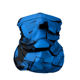 Бандана-труба 3D с принтом Carbon abstraction BLUE в Новосибирске, 100% полиэстер, ткань с особыми свойствами — Activecool | плотность 150‒180 г/м2; хорошо тянется, но сохраняет форму | abstraction | geometry | абстракция | геометрия | грань | краски | кубик | кубики | линии | мозаика | разноцветные | ребро | текстура | тени | узор