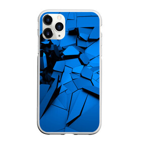 Чехол для iPhone 11 Pro Max матовый с принтом Carbon abstraction BLUE в Новосибирске, Силикон |  | Тематика изображения на принте: abstraction | geometry | абстракция | геометрия | грань | краски | кубик | кубики | линии | мозаика | разноцветные | ребро | текстура | тени | узор