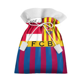 Подарочный 3D мешок с принтом FC Barcelona в Новосибирске, 100% полиэстер | Размер: 29*39 см | barcelona | football | logo | spain | sport | арт | барселона | испания | лига | лого | спорт | текстура | фк | футбол | футбольный клуб | эмблема