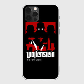 Чехол для iPhone 12 Pro с принтом Wolfenstein в Новосибирске, силикон | область печати: задняя сторона чехла, без боковых панелей | bj | castle | colossus | new order | old blood | wolfenstein | би джей | блаcковиц | блажкович | блацкович | вольфенштайн | вольфенштейн | вульфенштайн | вульфенштейн | уильям