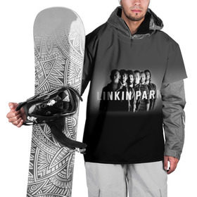 Накидка на куртку 3D с принтом Группа Linkin Park в Новосибирске, 100% полиэстер |  | Тематика изображения на принте: bennington | chester | linkin park | альтернативный | беннингтон | группа | ленкин | линкин | майк | метал | музыкант | ню | нюметал | парк | певец | рок | рэп | честер | электроник