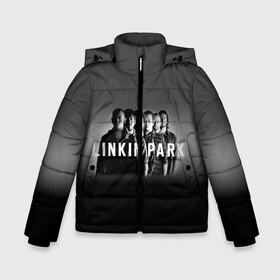 Зимняя куртка для мальчиков 3D с принтом Группа Linkin Park в Новосибирске, ткань верха — 100% полиэстер; подклад — 100% полиэстер, утеплитель — 100% полиэстер | длина ниже бедра, удлиненная спинка, воротник стойка и отстегивающийся капюшон. Есть боковые карманы с листочкой на кнопках, утяжки по низу изделия и внутренний карман на молнии. 

Предусмотрены светоотражающий принт на спинке, радужный светоотражающий элемент на пуллере молнии и на резинке для утяжки | bennington | chester | linkin park | альтернативный | беннингтон | группа | ленкин | линкин | майк | метал | музыкант | ню | нюметал | парк | певец | рок | рэп | честер | электроник