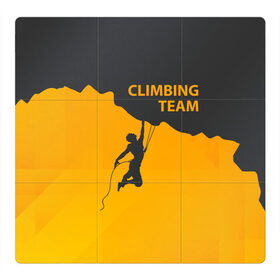 Магнитный плакат 3Х3 с принтом climbing в Новосибирске, Полимерный материал с магнитным слоем | 9 деталей размером 9*9 см | Тематика изображения на принте: adrenaline | extreme | hiking | mountaineering | mountains | risk | rock climb | rocks | sport | адреналин | альпинизм | высота | горы | риск | скалолазание | скалы | спорт | туризм | экстрим