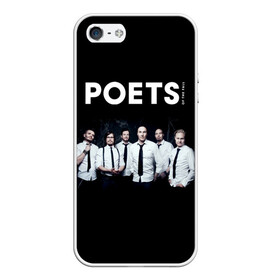 Чехол для iPhone 5/5S матовый с принтом Poets of the Fall в Новосибирске, Силикон | Область печати: задняя сторона чехла, без боковых панелей | a fan | alternative ro | finland | finnish rock band | music | poets of the fall | rock | альтернативный рок | инди рок | марко сааресто | маркус каарлонен | музыка | олли тукиайнен | пост гранж | поэты осени | рок | симфонический рок