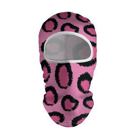 Балаклава 3D с принтом Розовый гепард в Новосибирске, 100% полиэстер, ткань с особыми свойствами — Activecool | плотность 150–180 г/м2; хорошо тянется, но при этом сохраняет форму. Закрывает шею, вокруг отверстия для глаз кайма. Единый размер | африка | животное | леопард