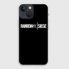 Чехол для iPhone 13 mini с принтом RAINBOW SIX SIEGE | РАДУГА 6 ОСАДА | R6S в Новосибирске,  |  | rainbow | rainbow six | siege | six | игры | шутер