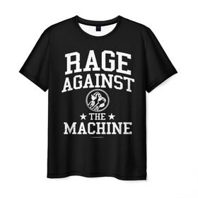 Мужская футболка 3D с принтом Rage Against the Machine в Новосибирске, 100% полиэфир | прямой крой, круглый вырез горловины, длина до линии бедер | rage against the machine | альтернативный | америка | американская рок группа | брэд уилк | жанр | зак де ла роча | калифорния | лос анджелес | метал | музыка | ню метал | рок | рэп метал | рэп рок | рэпкор | сша