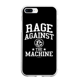 Чехол для iPhone 7Plus/8 Plus матовый с принтом Rage Against the Machine в Новосибирске, Силикон | Область печати: задняя сторона чехла, без боковых панелей | rage against the machine | альтернативный | америка | американская рок группа | брэд уилк | жанр | зак де ла роча | калифорния | лос анджелес | метал | музыка | ню метал | рок | рэп метал | рэп рок | рэпкор | сша