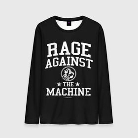 Мужской лонгслив 3D с принтом Rage Against the Machine в Новосибирске, 100% полиэстер | длинные рукава, круглый вырез горловины, полуприлегающий силуэт | rage against the machine | альтернативный | америка | американская рок группа | брэд уилк | жанр | зак де ла роча | калифорния | лос анджелес | метал | музыка | ню метал | рок | рэп метал | рэп рок | рэпкор | сша