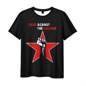 Мужская футболка 3D с принтом Rage Against the Machine в Новосибирске, 100% полиэфир | прямой крой, круглый вырез горловины, длина до линии бедер | rage against the machine | альтернативный | америка | американская рок группа | брэд уилк | жанр | зак де ла роча | калифорния | лос анджелес | метал | музыка | ню метал | рок | рэп метал | рэп рок | рэпкор | сша