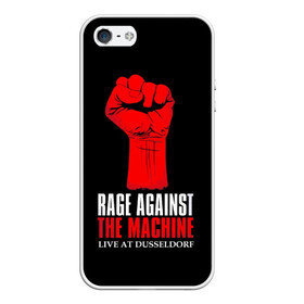 Чехол для iPhone 5/5S матовый с принтом Rage Against the Machine в Новосибирске, Силикон | Область печати: задняя сторона чехла, без боковых панелей | rage against the machine | альтернативный | америка | американская рок группа | брэд уилк | жанр | зак де ла роча | калифорния | лос анджелес | метал | музыка | ню метал | рок | рэп метал | рэп рок | рэпкор | сша