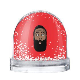 Снежный шар с принтом James Harden в Новосибирске, Пластик | Изображение внутри шара печатается на глянцевой фотобумаге с двух сторон | 13 | fear the beard | houston rockets | mvp | nba | баскетбол | джеймс харден | нба | хьюстон рокетс