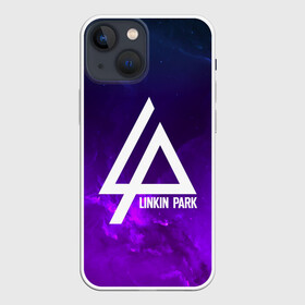 Чехол для iPhone 13 mini с принтом LINKIN PARK SPACE COLOR 2018 в Новосибирске,  |  | Тематика изображения на принте: linkin park | logo | music | pop | rock | альтернатива | металл | музыка | музыкальный | поп | рок | честер беннингтон