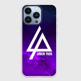 Чехол для iPhone 13 Pro с принтом LINKIN PARK SPACE COLOR 2018 в Новосибирске,  |  | Тематика изображения на принте: linkin park | logo | music | pop | rock | альтернатива | металл | музыка | музыкальный | поп | рок | честер беннингтон