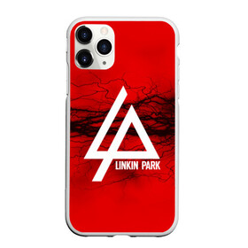 Чехол для iPhone 11 Pro Max матовый с принтом LINKIN PARK lightning red в Новосибирске, Силикон |  | linkin park | logo | music | pop | rock | альтернатива | металл | музыка | музыкальный | поп | рок | честер беннингтон