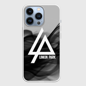 Чехол для iPhone 13 Pro с принтом LINKIN PARK SMOKE GRAY 2018 в Новосибирске,  |  | linkin park | logo | music | pop | rock | альтернатива | металл | музыка | музыкальный | поп | рок | честер беннингтон