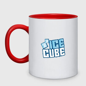 Кружка двухцветная с принтом Ice Cube в Новосибирске, керамика | объем — 330 мл, диаметр — 80 мм. Цветная ручка и кайма сверху, в некоторых цветах — вся внутренняя часть | Тематика изображения на принте: hip hop | hiphop | ice cube | mc | n.w.a | rap | айс | гангса | джексон | западное побережье | куб | кубе | кубик льда | кьюб | мс | о ши | оши | реп | репер | речитатив | рэп | рэпер | хип | хипхоп | хоп