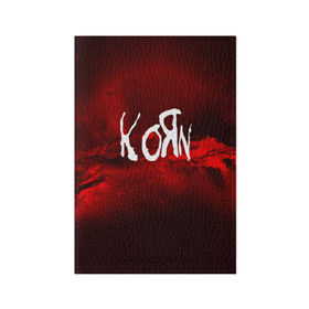 Обложка для паспорта матовая кожа с принтом KORN(MUSIC ABSTRACT SYLE) в Новосибирске, натуральная матовая кожа | размер 19,3 х 13,7 см; прозрачные пластиковые крепления | korn | logo | music | pop | rock | альтернатива | металл | музыка | музыкальный | поп | рок