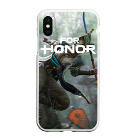 Чехол для iPhone XS Max матовый с принтом For Honor в Новосибирске, Силикон | Область печати: задняя сторона чехла, без боковых панелей | for honor