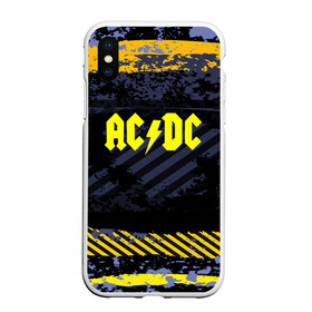 Чехол для iPhone XS Max матовый с принтом AC DC STREET COLLECTION в Новосибирске, Силикон | Область печати: задняя сторона чехла, без боковых панелей | ac dc | logo | music | pop | rock | альтернатива | металл | музыка | музыкальный | поп | рок