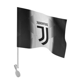 Флаг для автомобиля с принтом Juventus 2018 Original в Новосибирске, 100% полиэстер | Размер: 30*21 см | fly emirates | juventus | ronaldo | клуб | линии | мода | модные | мяч | реал мадрид | спорт | спортивные | стиль | футбол | футбольный клуб | экстрим | эмблема | ювентус