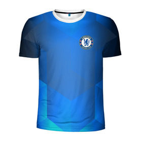 Мужская футболка 3D спортивная с принтом Chelsea Uniform в Новосибирске, 100% полиэстер с улучшенными характеристиками | приталенный силуэт, круглая горловина, широкие плечи, сужается к линии бедра | chelsea | emirates | fc | абстракция | геометрия | зож | клуб | линии | мода | модные | мяч | спорт | спортивные | стиль | тренды | флаг россии | футбол | футбольный клуб | челси | экстрим | эмблема