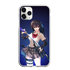 Чехол для iPhone 11 Pro Max матовый с принтом Anime girl в Новосибирске, Силикон |  | Тематика изображения на принте: anime | girl | japan | katana | samurai | sword | аниме | девушка | катана | меч | оружие | самурай | япония