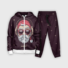 Детский костюм 3D с принтом Who was a bad boy в Новосибирске,  |  | bad | beard | boy | christmas | hipster | new year | santa | борода | дед мороз | новый год | рождество | санта | хипстер