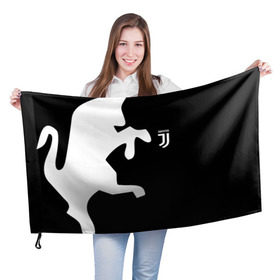 Флаг 3D с принтом Juventus 2018 BULL в Новосибирске, 100% полиэстер | плотность ткани — 95 г/м2, размер — 67 х 109 см. Принт наносится с одной стороны | fly emirates | juventus | ronaldo | клуб | линии | мода | модные | мяч | реал мадрид | спорт | спортивные | стиль | футбол | футбольный клуб | экстрим | эмблема | ювентус