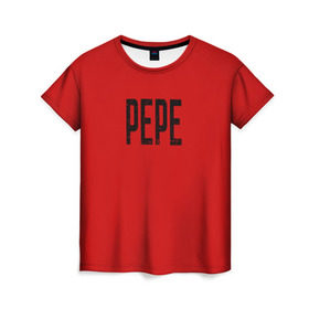 Женская футболка 3D с принтом LiL PEPE в Новосибирске, 100% полиэфир ( синтетическое хлопкоподобное полотно) | прямой крой, круглый вырез горловины, длина до линии бедер | cry baby | emo | lil peep | rap | группа | музыка | надпись | нытик | рэп | эмо