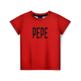 Детская футболка 3D с принтом LiL PEPE в Новосибирске, 100% гипоаллергенный полиэфир | прямой крой, круглый вырез горловины, длина до линии бедер, чуть спущенное плечо, ткань немного тянется | cry baby | emo | lil peep | rap | группа | музыка | надпись | нытик | рэп | эмо