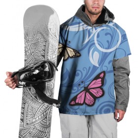 Накидка на куртку 3D с принтом Чудо природы в Новосибирске, 100% полиэстер |  | бабочки | волшебство | крылья | насекомое | полет | природа | сказка | цветное | яркое