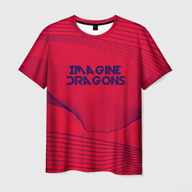Мужская футболка 3D с принтом Imagine Dragons в Новосибирске, 100% полиэфир | прямой крой, круглый вырез горловины, длина до линии бедер | Тематика изображения на принте: imagine dragons | music | pop | rock | альтернатива | германия | группа | дэн рейнольдс | инди рок | металл | музыка | музыкальный | поп | рок