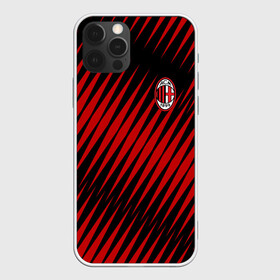 Чехол для iPhone 12 Pro Max с принтом AC MILAN в Новосибирске, Силикон |  | ac milan | fc | fc milan | football | milan | soccer | белый | клуб | красный | милан | спорт | спортивные | фк | футбол | цвет.логотип | черный | эмблема