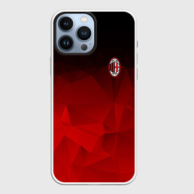 Чехол для iPhone 13 Pro Max с принтом AC MILAN в Новосибирске,  |  | ac milan | fc | fc milan | football | milan | soccer | белый | клуб | красный | милан | спорт | спортивные | фк | футбол | цвет.логотип | черный | эмблема
