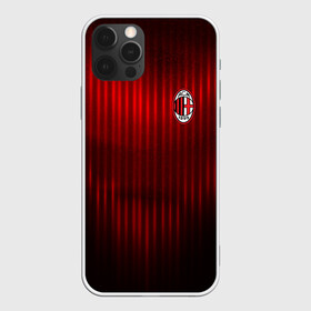 Чехол для iPhone 12 Pro Max с принтом AC MILAN в Новосибирске, Силикон |  | ac milan | fc | fc milan | football | milan | soccer | белый | клуб | красный | милан | спорт | спортивные | фк | футбол | цвет.логотип | черный | эмблема