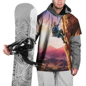 Накидка на куртку 3D с принтом Скала в Новосибирске, 100% полиэстер |  | Тематика изображения на принте: legend of zelda | link | зельда | линк