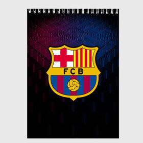 Скетчбук с принтом FC Barca 2018 Original в Новосибирске, 100% бумага
 | 48 листов, плотность листов — 100 г/м2, плотность картонной обложки — 250 г/м2. Листы скреплены сверху удобной пружинной спиралью | fc | fc barcelona | fcb | барселона | спорт | спортивные | фк | футбол | футбольный клуб