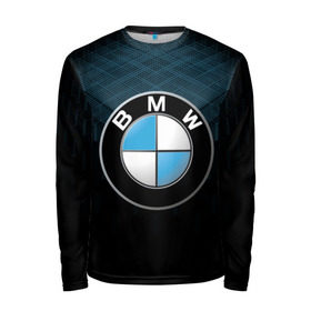 Мужской лонгслив 3D с принтом BMW 2018 Blue Line в Новосибирске, 100% полиэстер | длинные рукава, круглый вырез горловины, полуприлегающий силуэт | bmw | bmw motorsport | bmw performance | carbon | m | motorsport | performance | sport | бмв | карбон | моторспорт | спорт