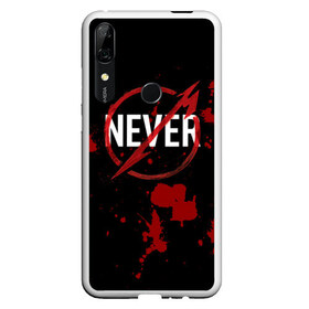 Чехол для Honor P Smart Z с принтом Never Metallica в Новосибирске, Силикон | Область печати: задняя сторона чехла, без боковых панелей | metallica | группа | джеймс хэтфилд | кирк хэмметт | ларс ульрих | метал | металика | металлика | миталика | музыка | роберт трухильо | рок | трэш | трэшметал | хард | хардрок | хеви | хевиметал