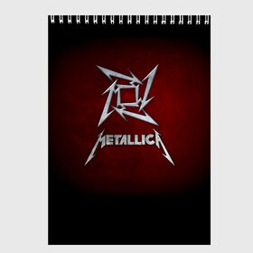 Скетчбук с принтом Metallica в Новосибирске, 100% бумага
 | 48 листов, плотность листов — 100 г/м2, плотность картонной обложки — 250 г/м2. Листы скреплены сверху удобной пружинной спиралью | metallica | группа | джеймс хэтфилд | кирк хэмметт | ларс ульрих | метал | металика | металлика | миталика | музыка | роберт трухильо | рок | трэш | трэшметал | хард | хардрок | хеви | хевиметал