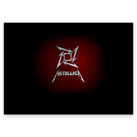 Поздравительная открытка с принтом Metallica в Новосибирске, 100% бумага | плотность бумаги 280 г/м2, матовая, на обратной стороне линовка и место для марки
 | Тематика изображения на принте: metallica | группа | джеймс хэтфилд | кирк хэмметт | ларс ульрих | метал | металика | металлика | миталика | музыка | роберт трухильо | рок | трэш | трэшметал | хард | хардрок | хеви | хевиметал