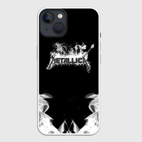 Чехол для iPhone 13 с принтом Metallica в Новосибирске,  |  | metallica | группа | джеймс хэтфилд | кирк хэмметт | ларс ульрих | метал | металика | металлика | миталика | музыка | роберт трухильо | рок | трэш | трэшметал | хард | хардрок | хеви | хевиметал