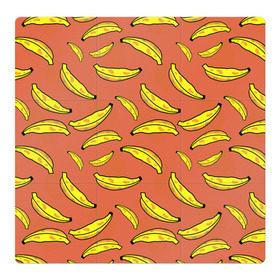 Магнитный плакат 3Х3 с принтом банан в Новосибирске, Полимерный материал с магнитным слоем | 9 деталей размером 9*9 см | banan | банан
