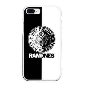 Чехол для iPhone 7Plus/8 Plus матовый с принтом Ramones в Новосибирске, Силикон | Область печати: задняя сторона чехла, без боковых панелей | ramone | ramones | группа | джонни | джоуи | ди ди томми | марки | панк | поп | раманес | раманэс | рамон | рамонес | рамонэс | рамоун | рамоунз | рамоунс | рок | хард | хардрок