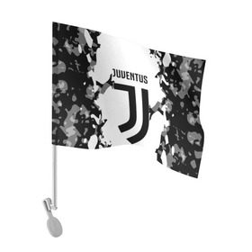 Флаг для автомобиля с принтом Juventus 2018 Original в Новосибирске, 100% полиэстер | Размер: 30*21 см | fly emirates | juventus | ronaldo | клуб | линии | мода | модные | мяч | реал мадрид | спорт | спортивные | стиль | футбол | футбольный клуб | экстрим | эмблема | ювентус