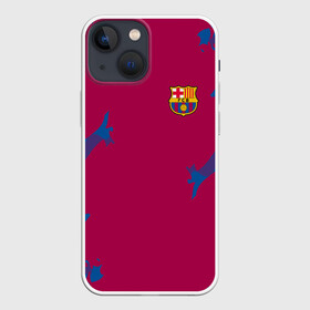 Чехол для iPhone 13 mini с принтом FC Barca 2018 Original в Новосибирске,  |  | fc | fc barcelona | fcb | fly emirates | ronaldo | абстракция | барселона | геометрия | зож | клуб | линии | месси | модные | мяч | реал мадрид | спорт | спортивные | тренды | футбол | футбольный клуб | эмблема